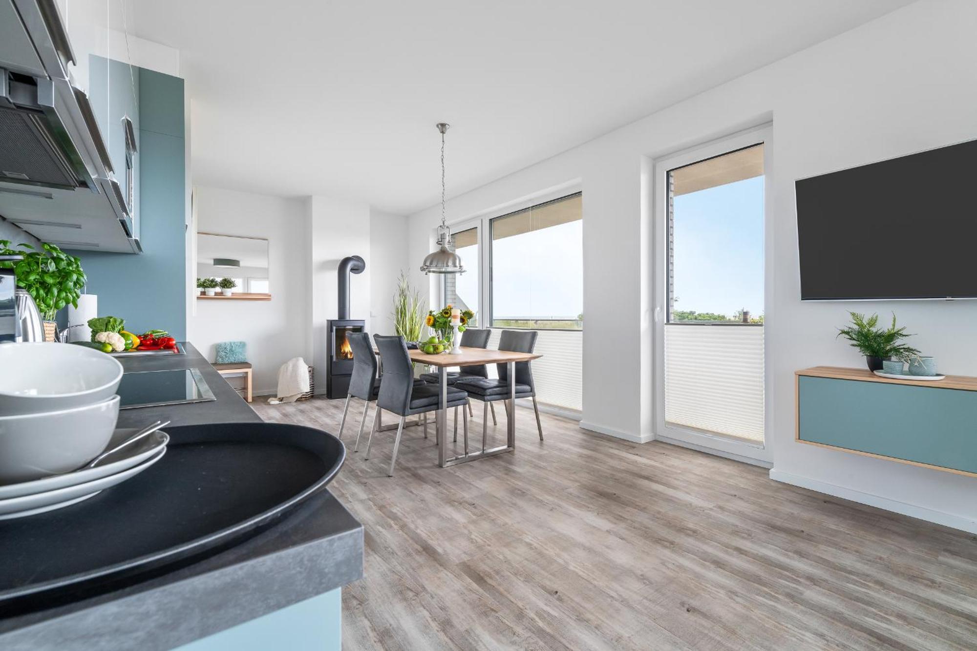 Beachterraceone - Eg, Meerblick, Terrasse, Kamin, Sauna Olpenitz Extérieur photo