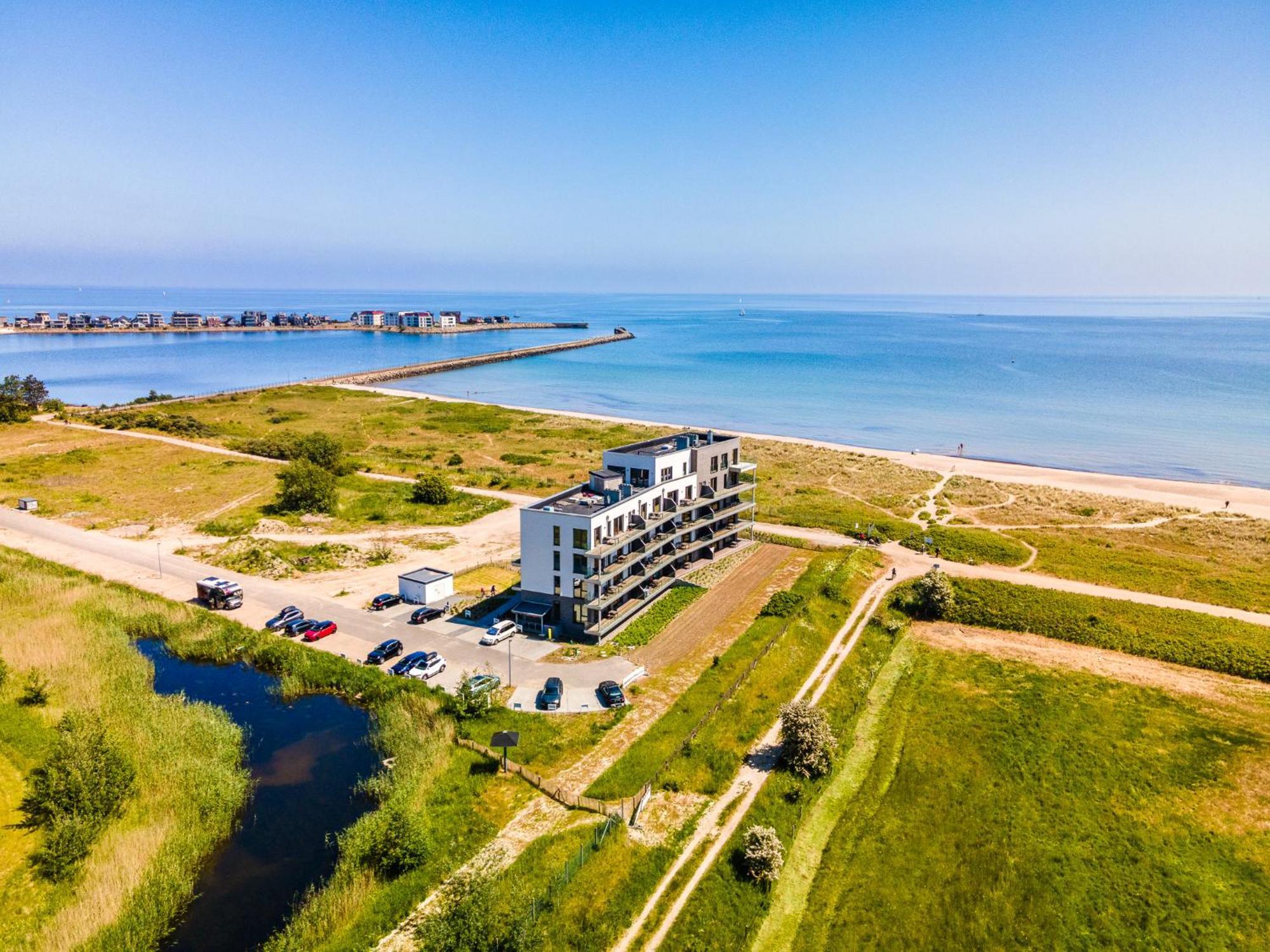 Beachterraceone - Eg, Meerblick, Terrasse, Kamin, Sauna Olpenitz Extérieur photo
